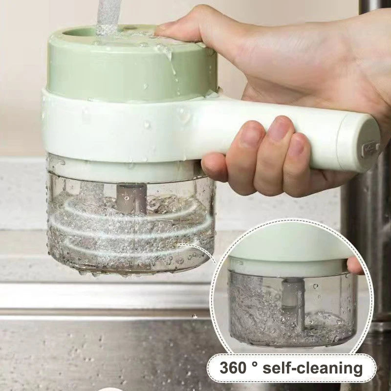 Electric Wireless Food Processor & Vegetable Chopper