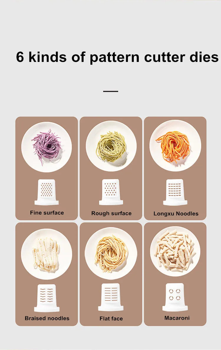 Automatic Pasta & Noodle Maker – 13 Molds