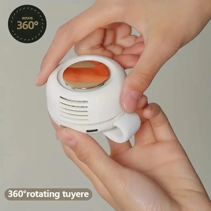 Portable Rechargeable Mini Fan – Clip & Desktop