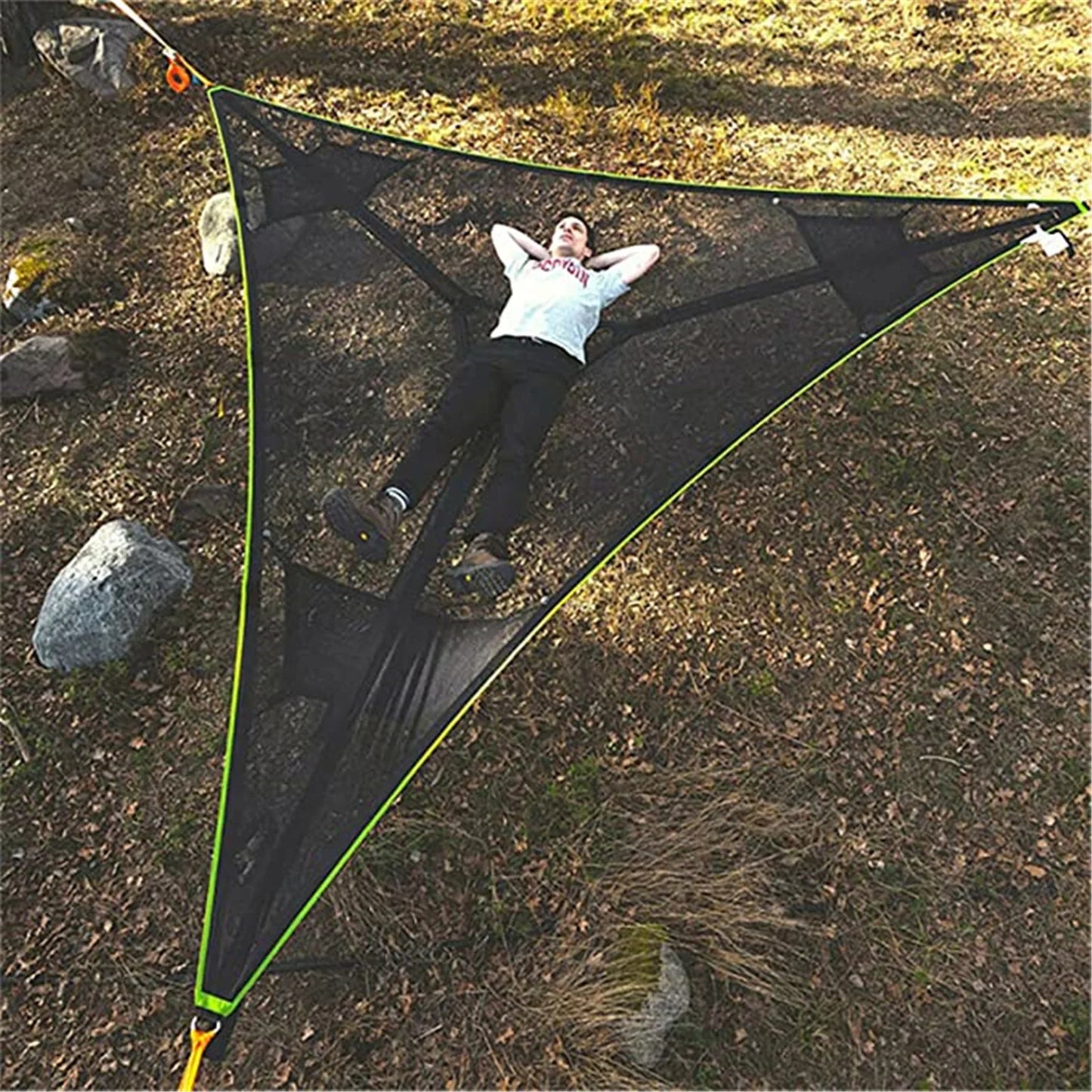 Portable Triangle Hammock – Outdoor & Garden Relaxation