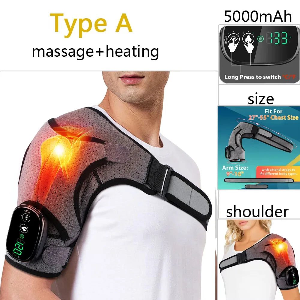 Electric Shoulder & Neck Heating Pad Massager