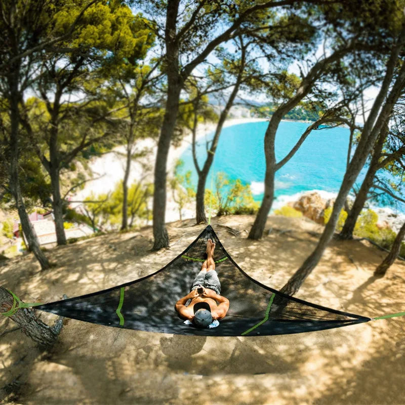 Portable Triangle Hammock – Outdoor & Garden Relaxation