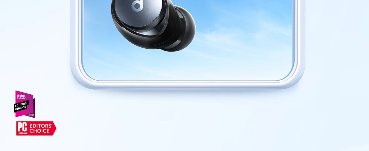 Soundcore by Anker Space A40 Adaptive Active Noise Cancelling Wireless Earbuds, Reduce Noise, Ultra Long 50H  (Refurbished)