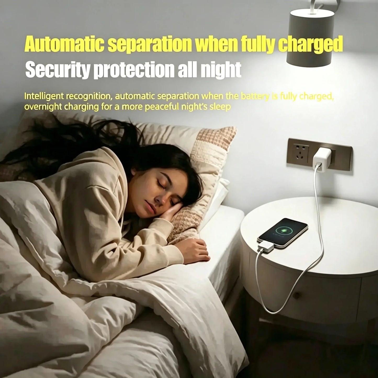 140W Smart USB-C Charging Adapter with Auto-Disconnect