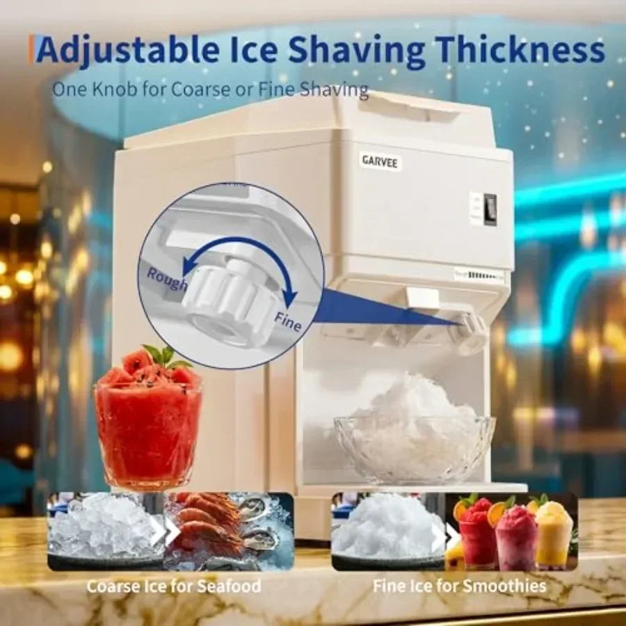 Commercial Ice Shaver & Crusher Machine