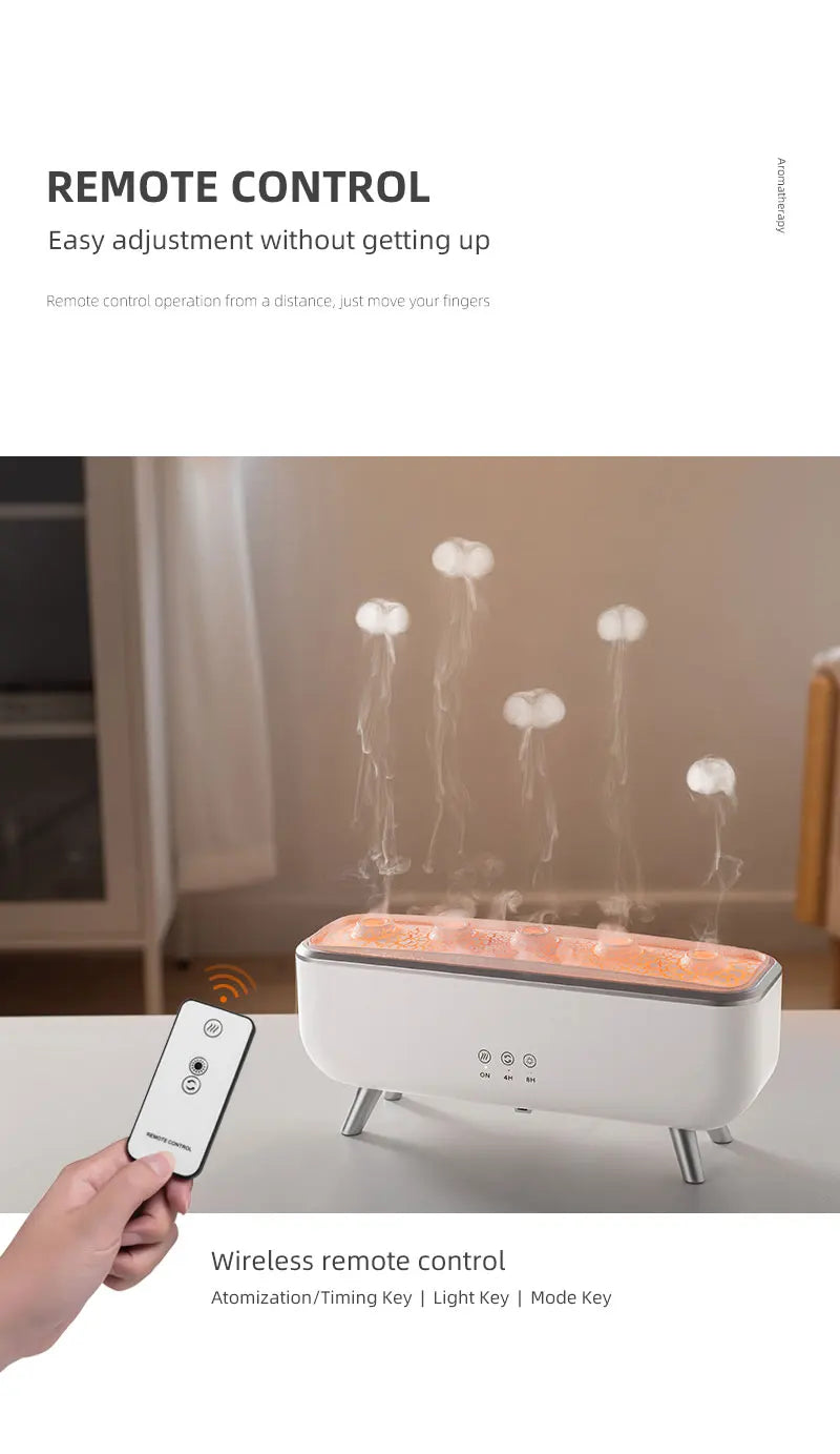 Volcanic Lava Humidifier & Aroma Diffuser – Ambient Home Decor