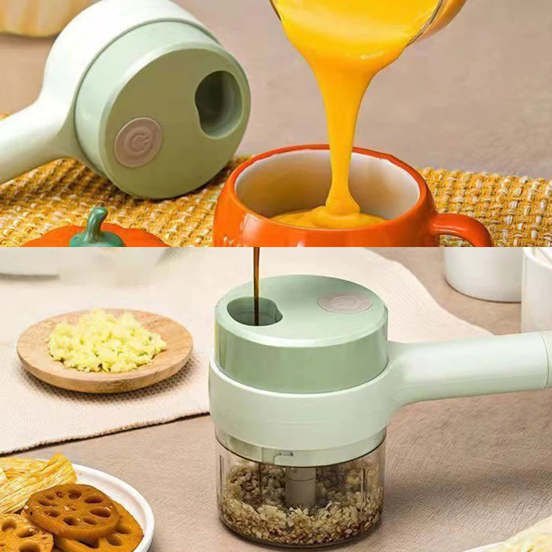 Electric Wireless Food Processor & Vegetable Chopper