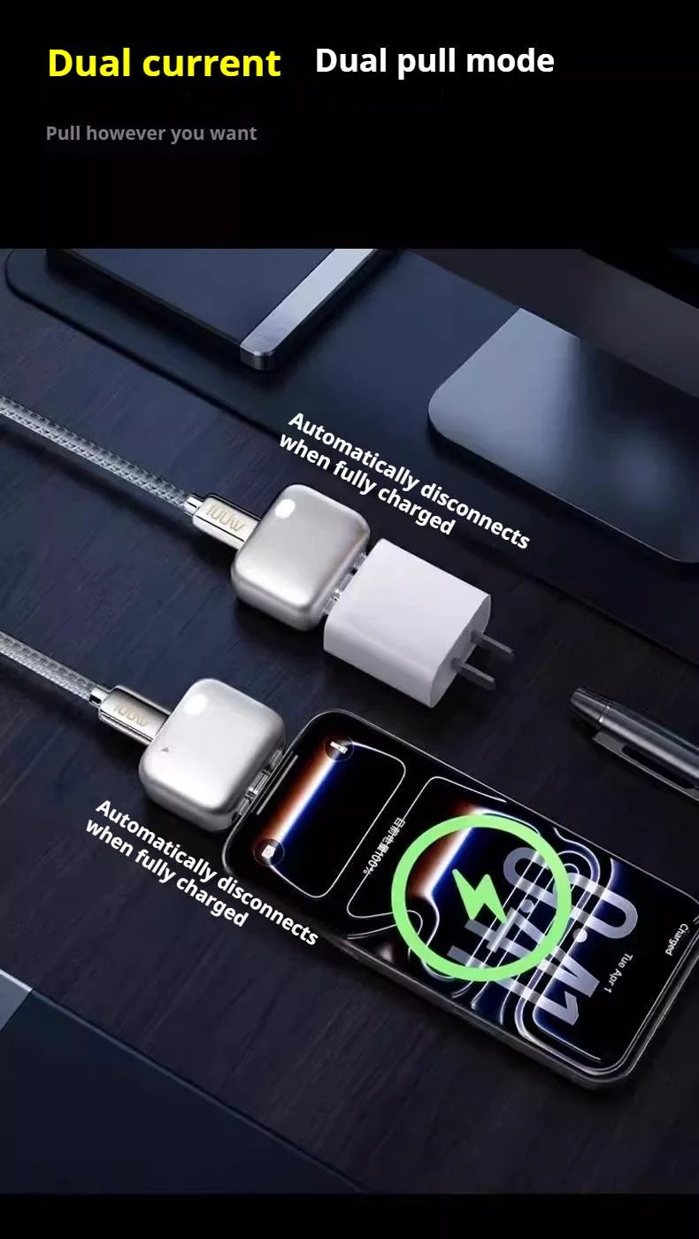 140W Smart USB-C Charging Adapter with Auto-Disconnect