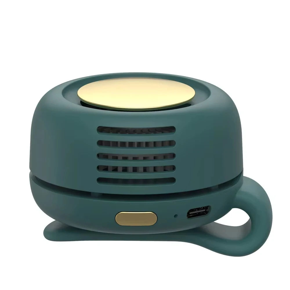 Portable Rechargeable Mini Fan – Clip & Desktop