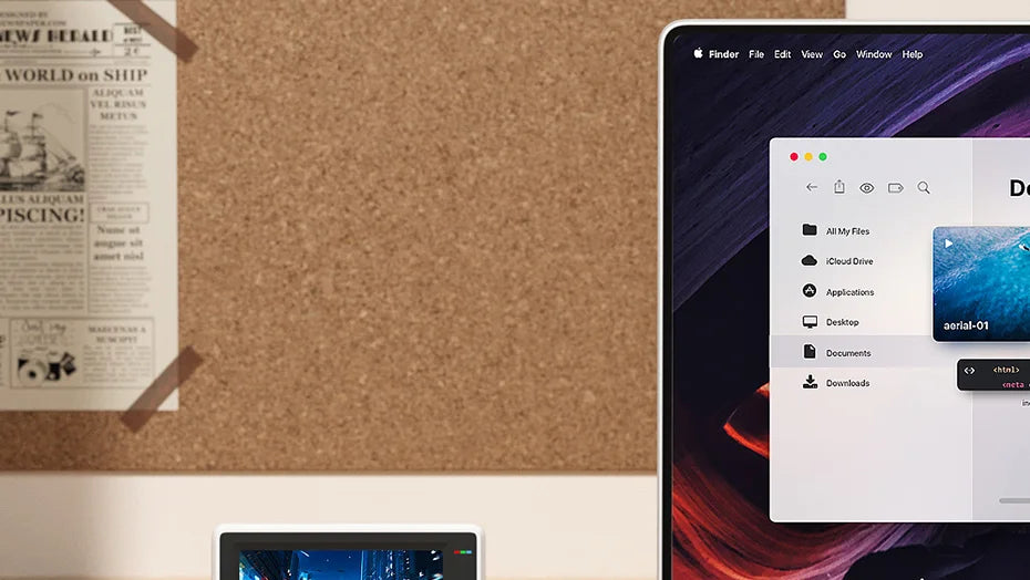 Hagibis 3.5" IPS Mini PC Monitor with USB-C Hub