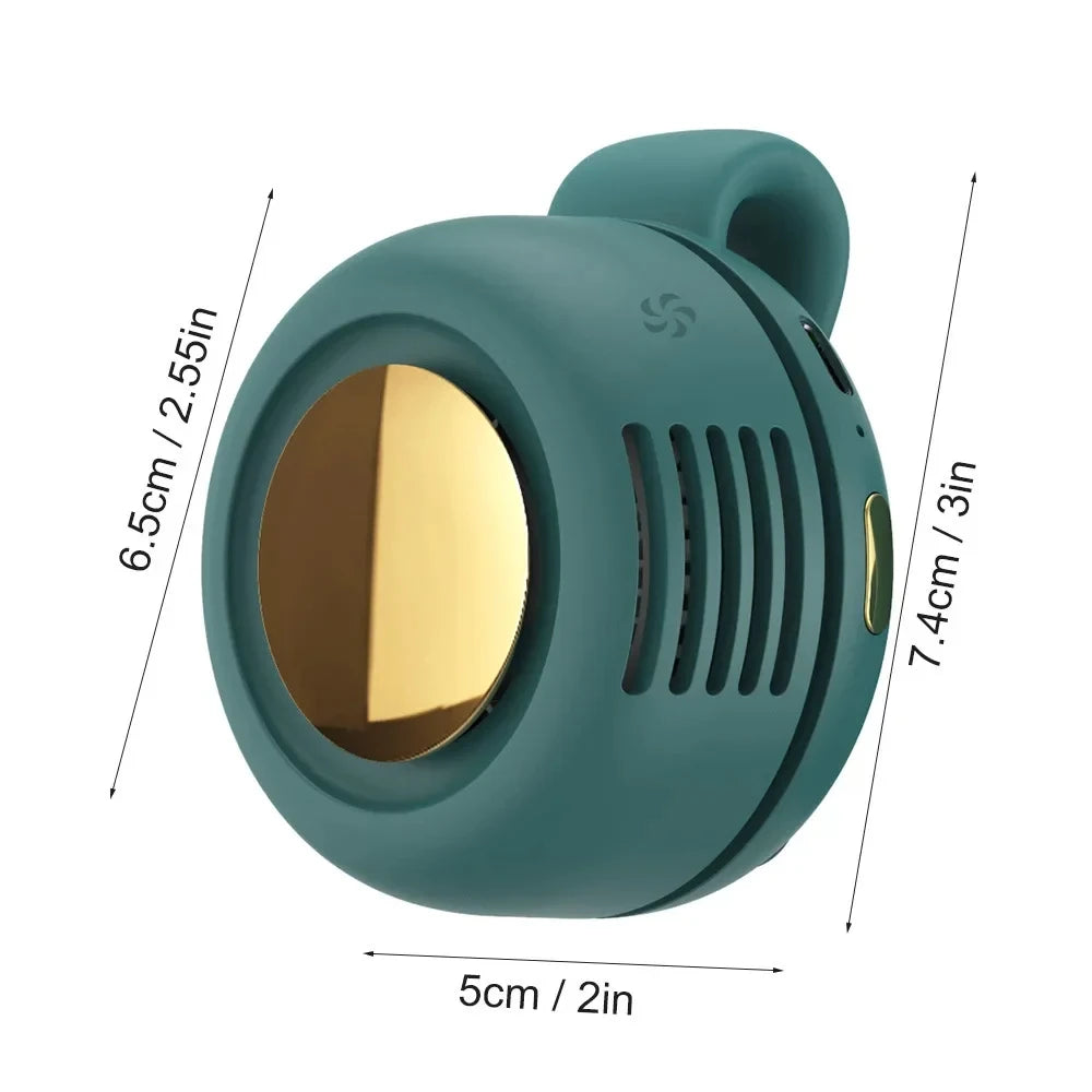 Portable Rechargeable Mini Fan – Clip & Desktop