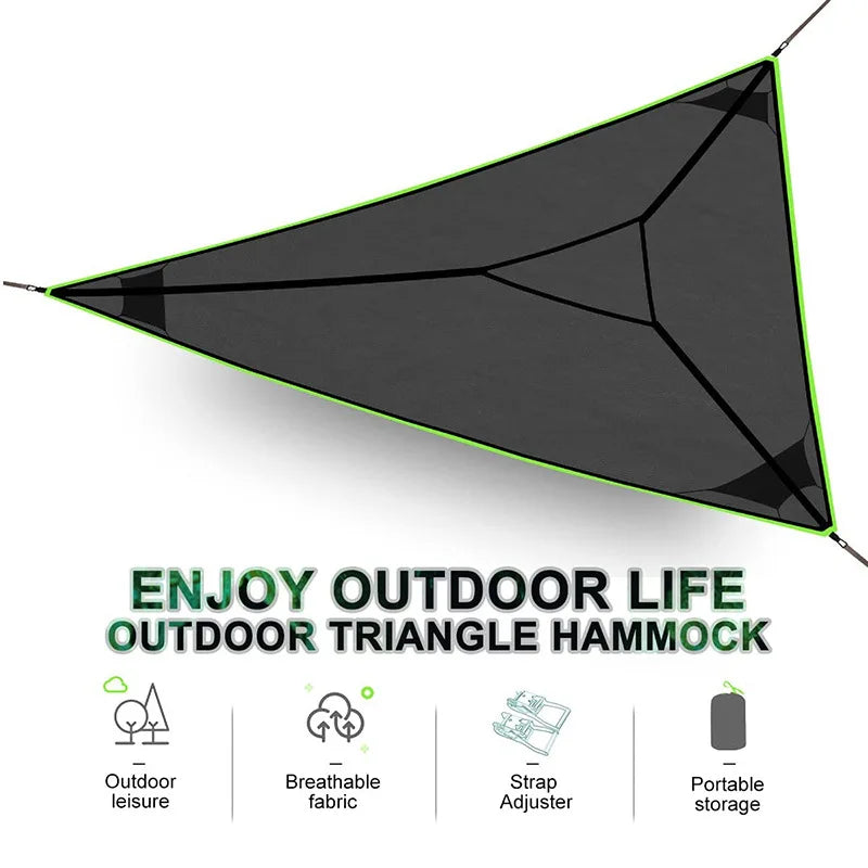 Portable Triangle Hammock – Outdoor & Garden Relaxation