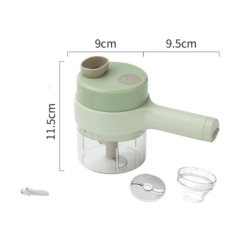Electric Wireless Food Processor & Vegetable Chopper