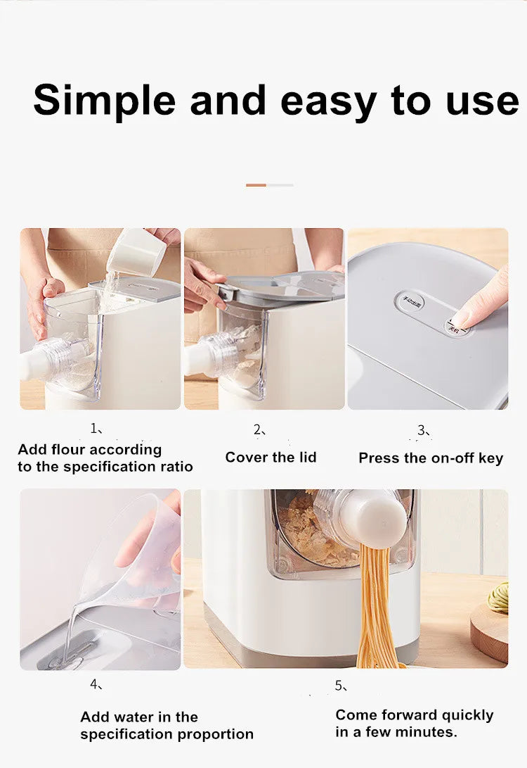 Automatic Pasta & Noodle Maker – 13 Molds