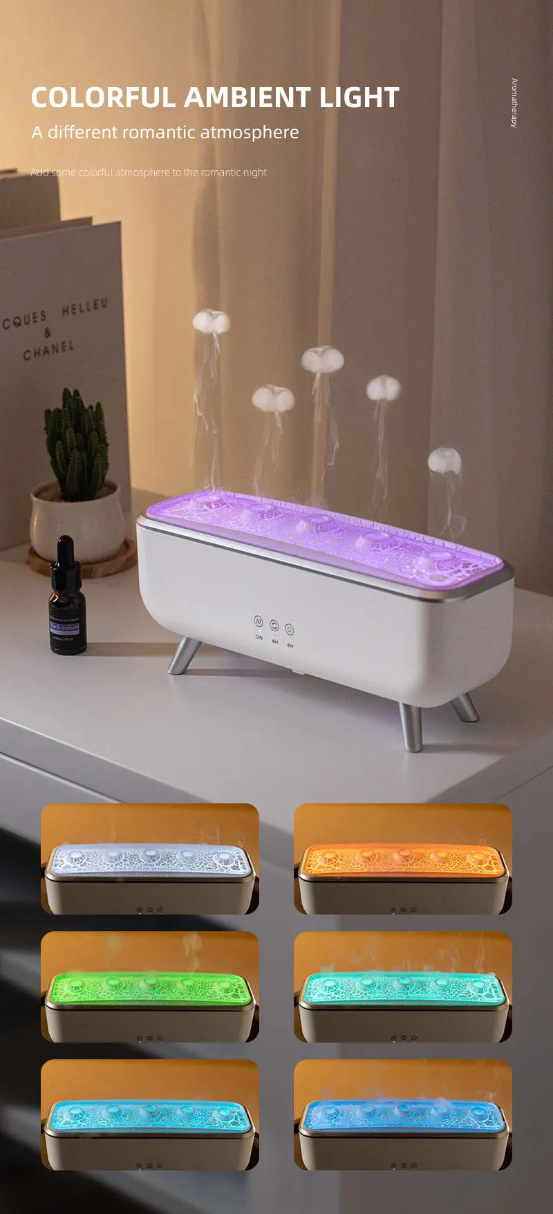Volcanic Lava Humidifier & Aroma Diffuser – Ambient Home Decor