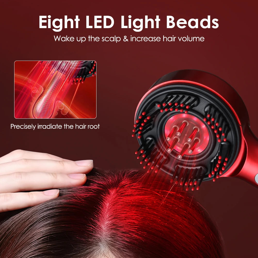 Electric Scalp Massager & Hair Growth Comb