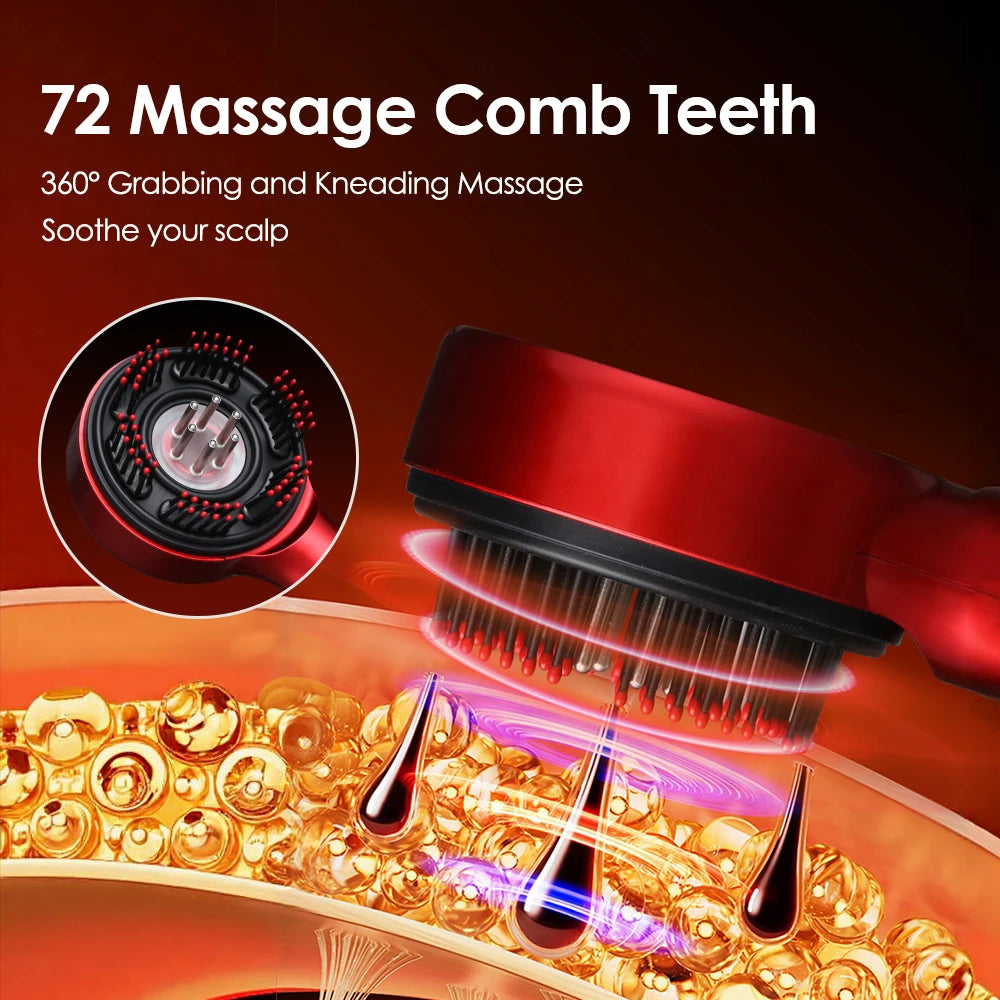Electric Scalp Massager & Hair Growth Comb
