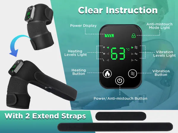 Electric Shoulder & Neck Heating Pad Massager