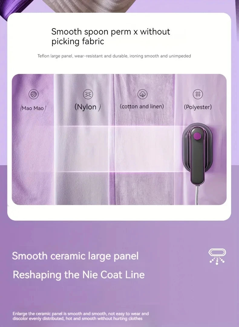 Portable Handheld Steam Iron – Travel & Home
