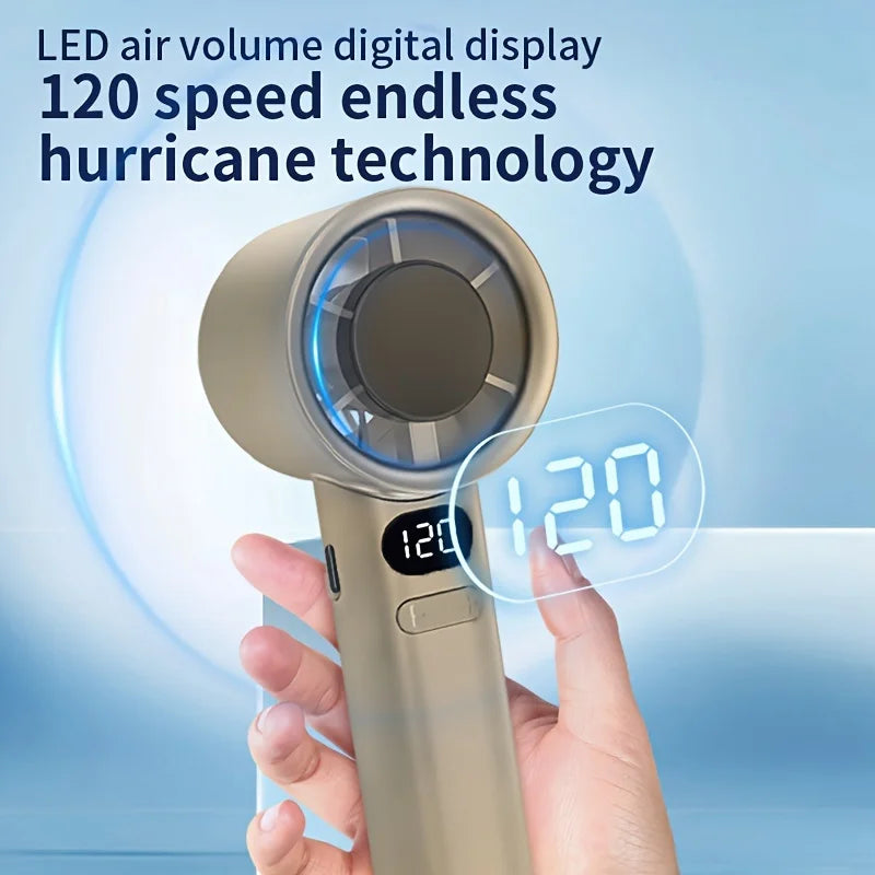 Handheld mini fan, powerful 400mAh wind speed, convenient USB charging, suitable for travel, outdoor activities, and summer