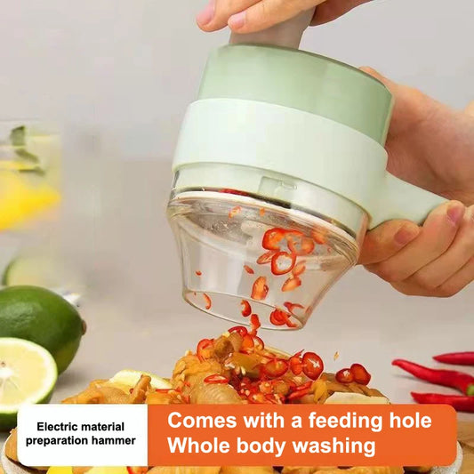 Electric Wireless Food Processor & Vegetable Chopper