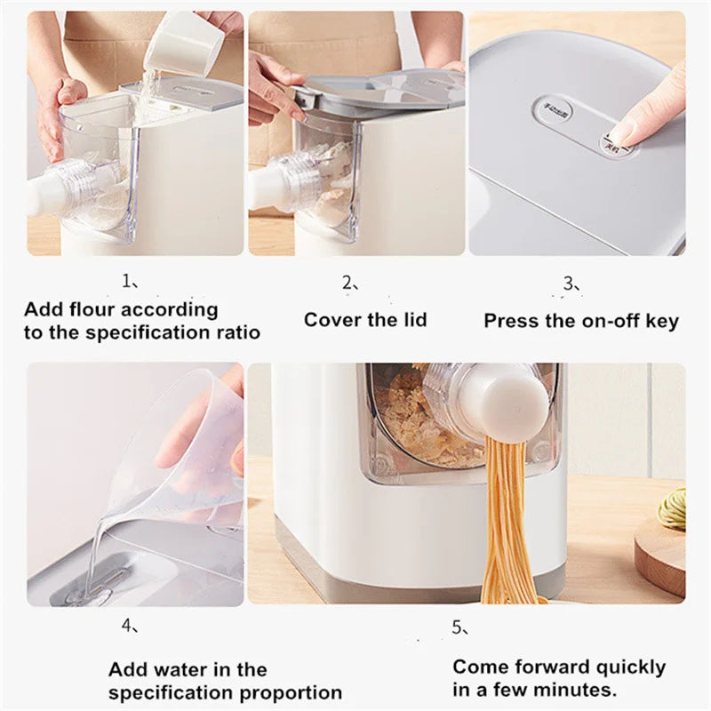 Automatic Pasta & Noodle Maker – 13 Molds