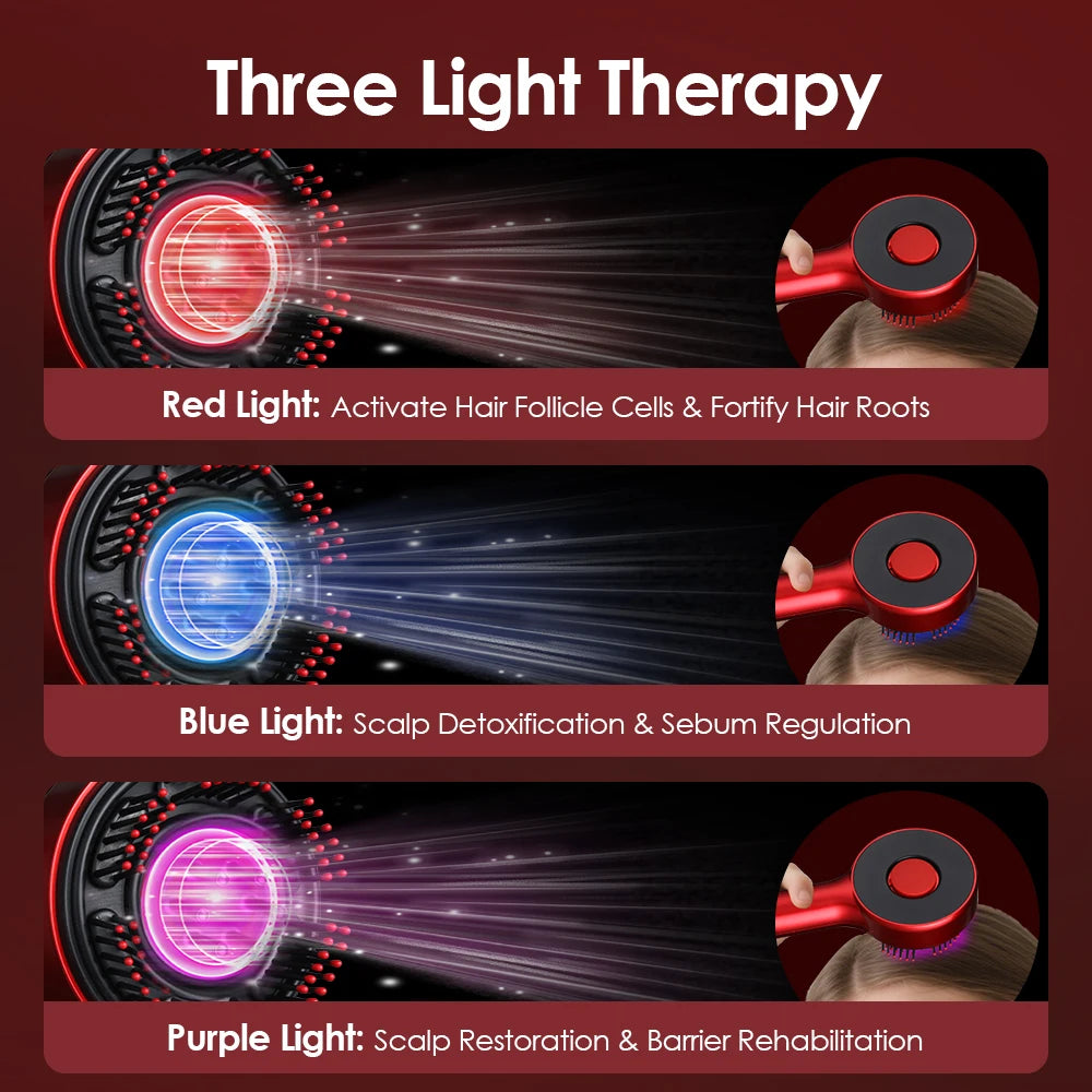 Electric Scalp Massager & Hair Growth Comb