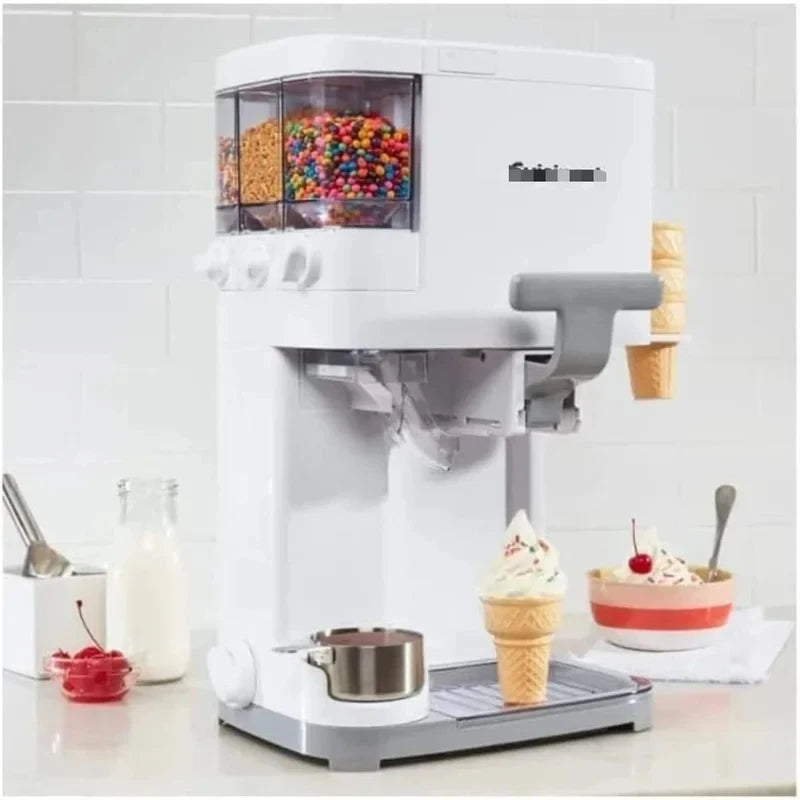 Multifunctional Dessert Mixing Appliance 1.5 Quart Capacity Home Kitchen Sorbet Gelato Daily Beverage Making Unit