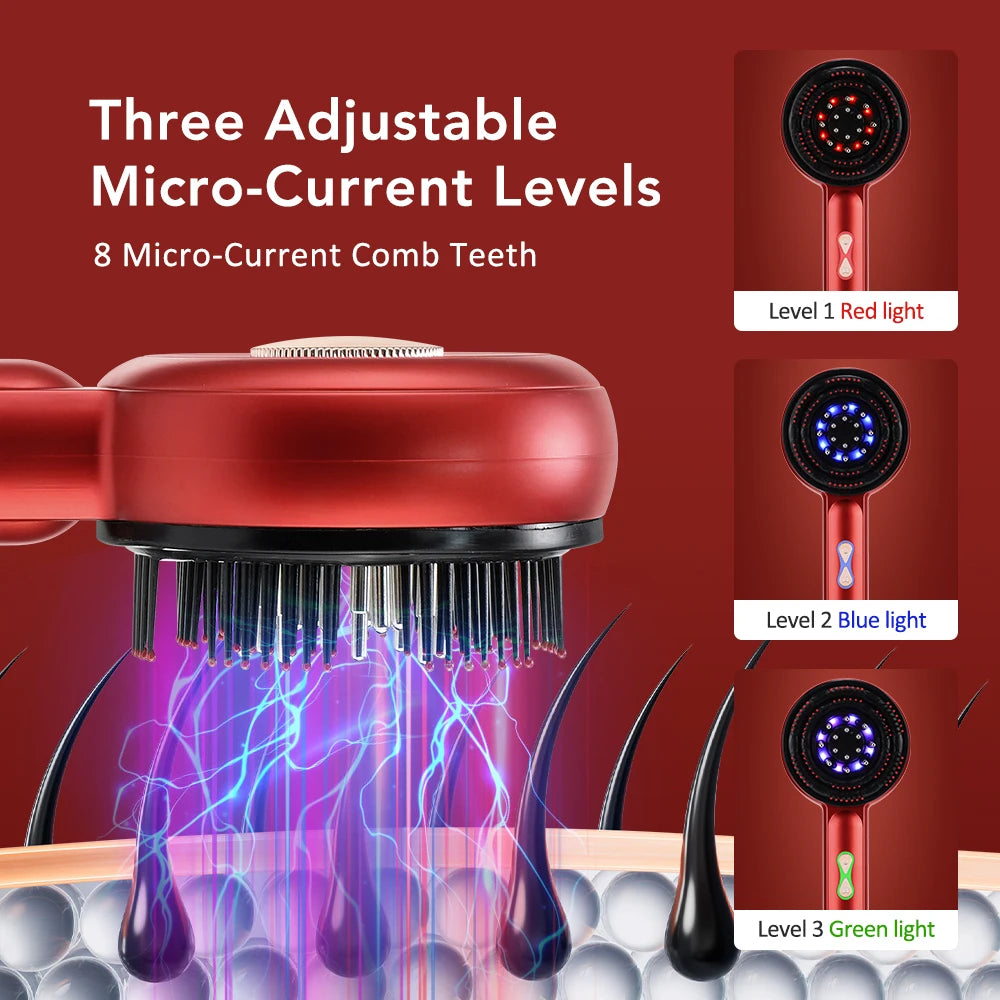 Electric Scalp Massager & Hair Growth Comb