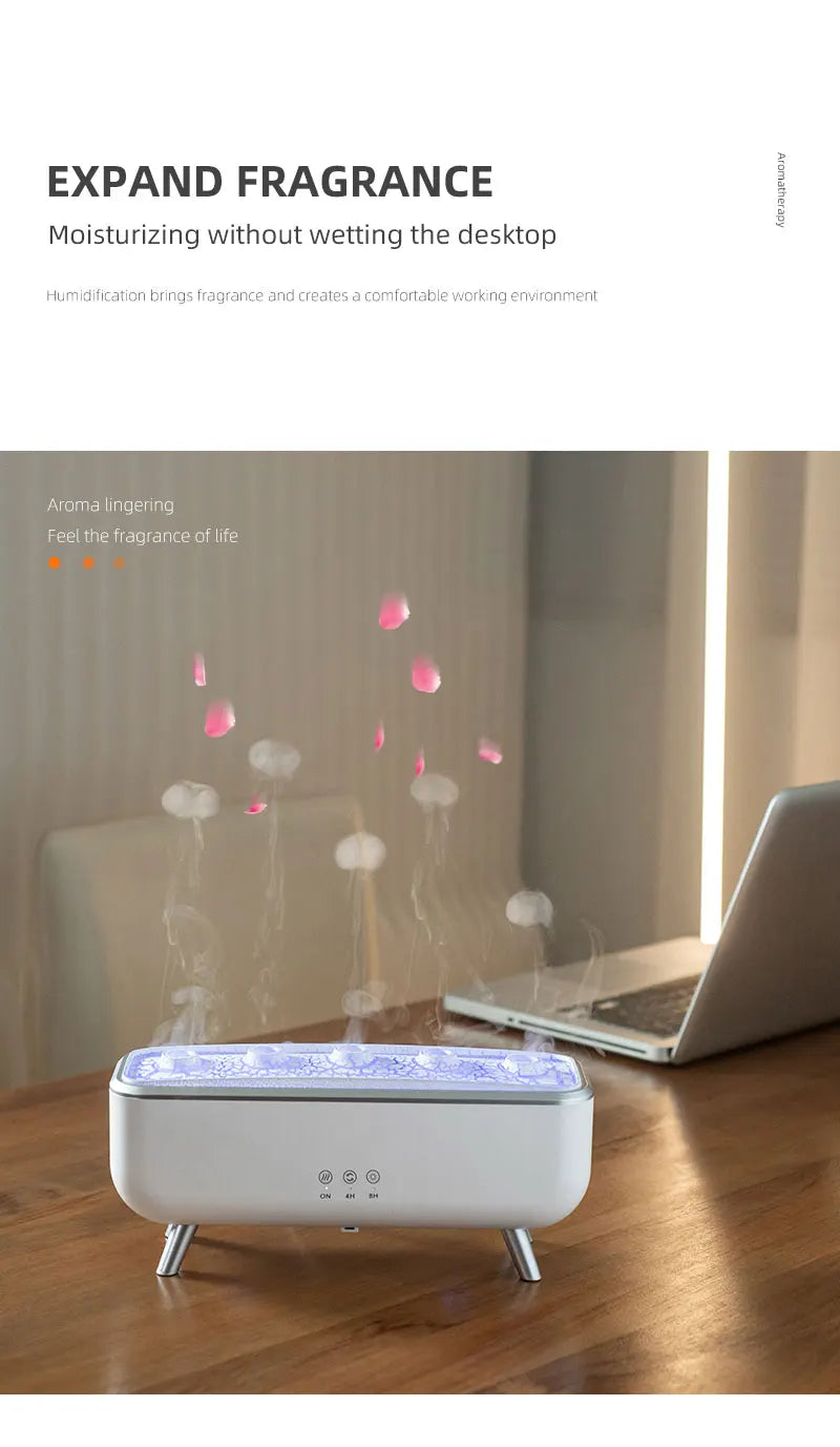 Volcanic Lava Humidifier & Aroma Diffuser – Ambient Home Decor