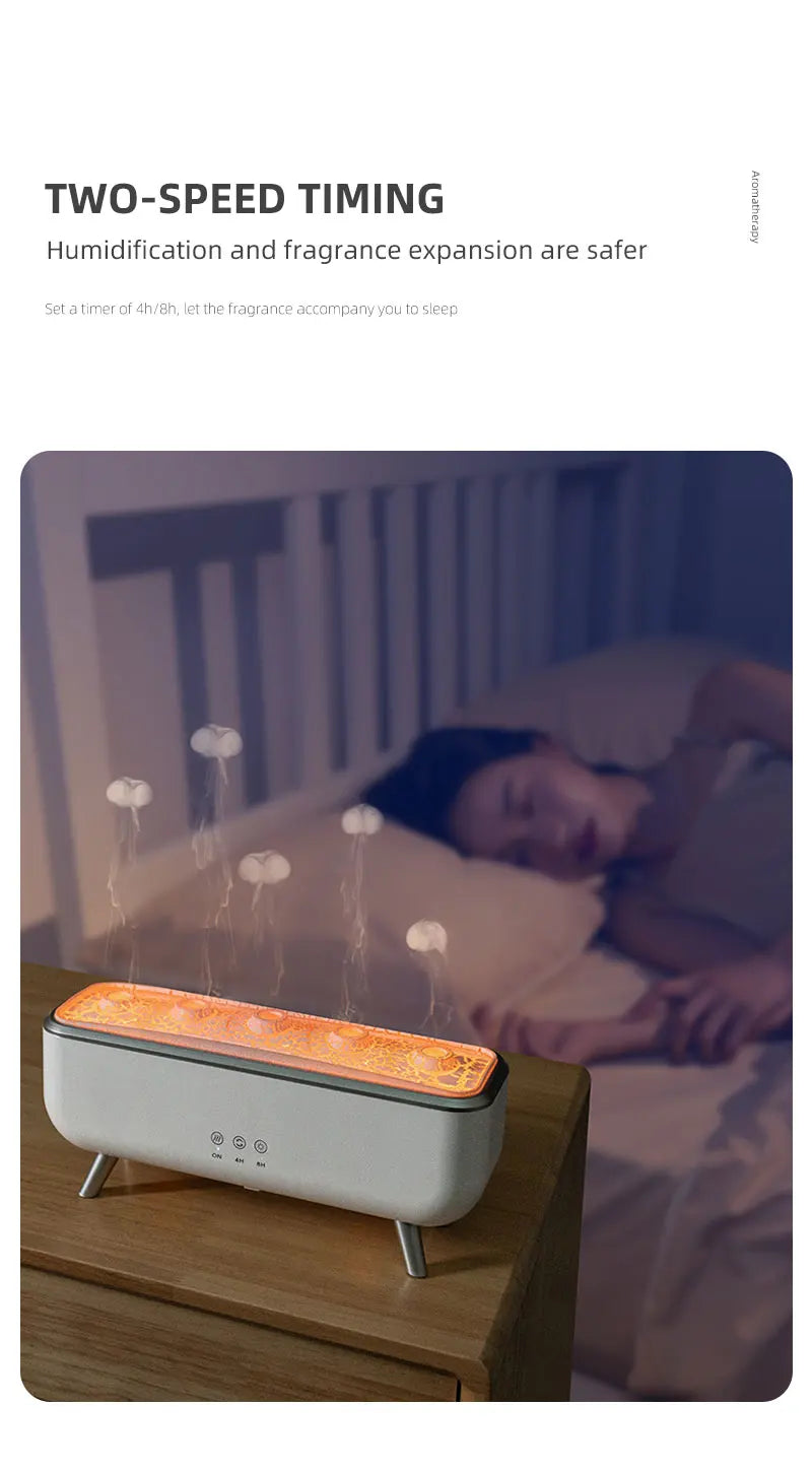 Volcanic Lava Humidifier & Aroma Diffuser – Ambient Home Decor