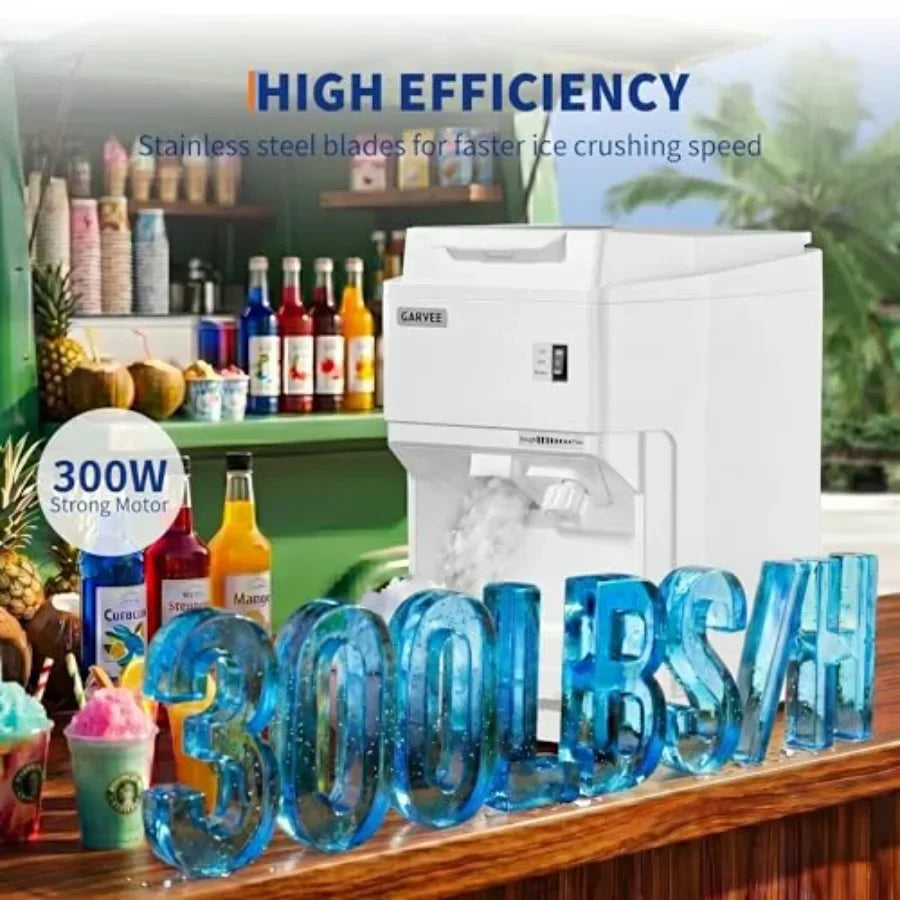 Commercial Ice Shaver & Crusher Machine
