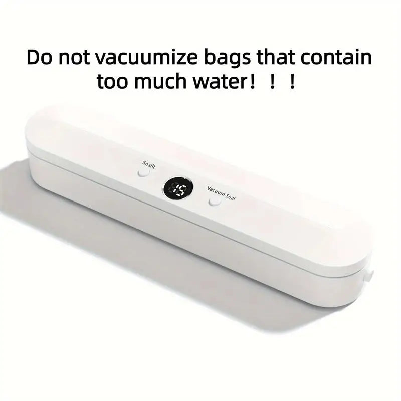 Automatic Vacuum Sealer Machine For Food Storage With 10pcs Free Food Saver Bags 220V Sealing Machine for Vacuum package