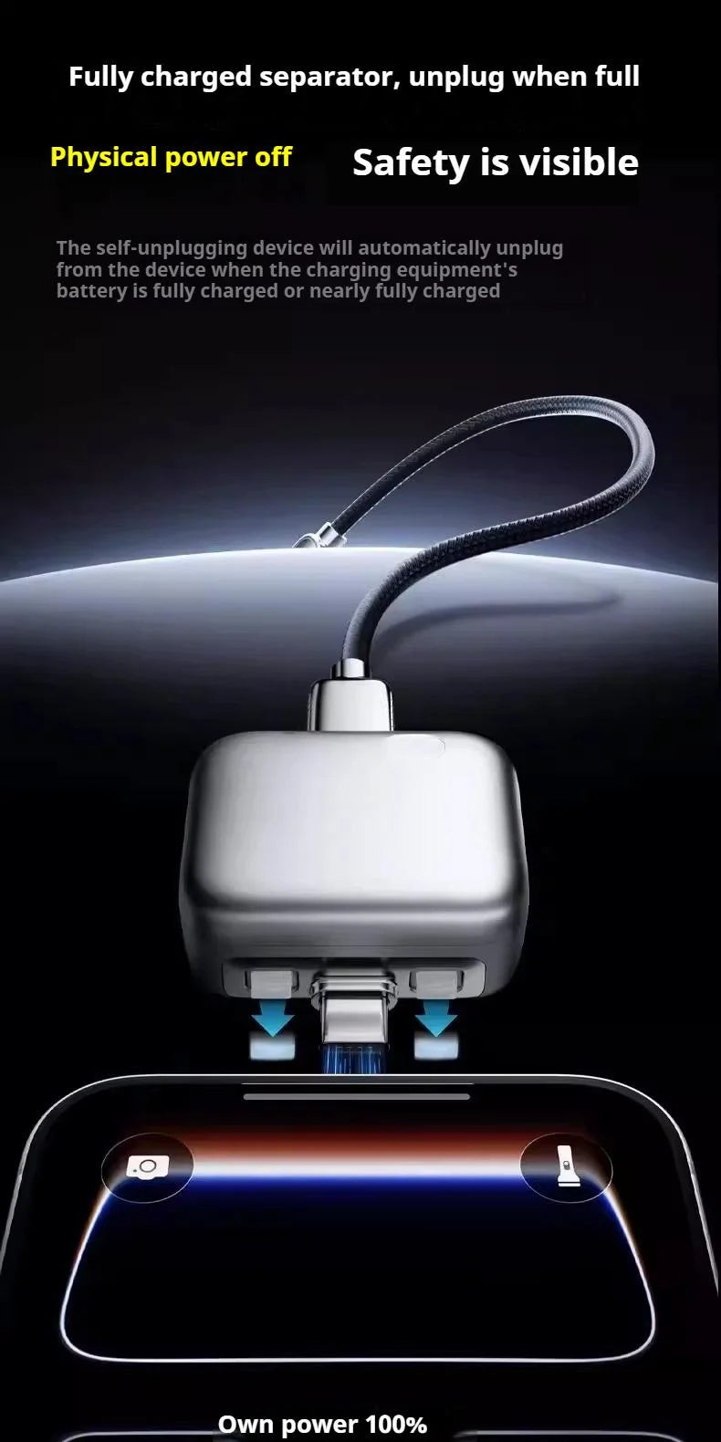 140W Smart USB-C Charging Adapter with Auto-Disconnect
