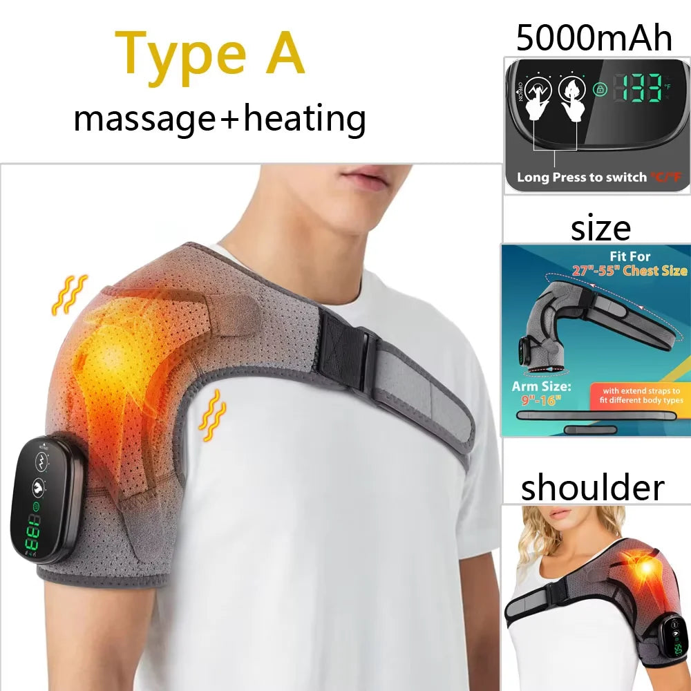 Electric Shoulder & Neck Heating Pad Massager